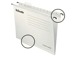 Hangmap Esselte Classic A4 wit V-bodem