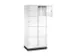 armoire multicases grand volume,HxlxP 1950x820x500mm,2x4compartiments