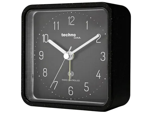 Wekker Technoline WT 775 91x91x40mm zwart analoog