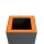 Top modulaire afvalscheidingsunit 90 liter Oranje