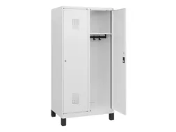 schoollocker,HxBxD 1630x800x500mm,2vak,vak B 400mm,cil.-slot,voeten