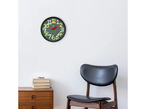 Wandklok NXT dia 30cm Groen Plastic Chalkboard