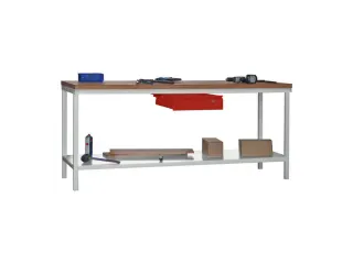 Werkbank 900x2000x700mm 1lade Frame/behuizing Ral7035 Front Ral3000 - 2