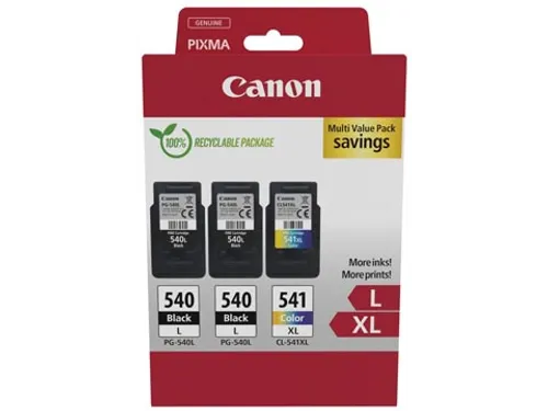 2x PG-540L + 1x CL-541XL inktcartridge 5224B017 4 kleuren