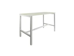 Domino Basic statafel 140x80cm 110cm Grijs 25mm Alu