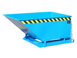 Kiepbak Staalplaat 610x840x1390mm Inh. 0.40m³ 300kg Blauw