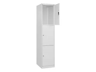lockerkast,HxBxD 1850x400x500mm,1x3vakken,vak B 400mm,cil.-slot - 1