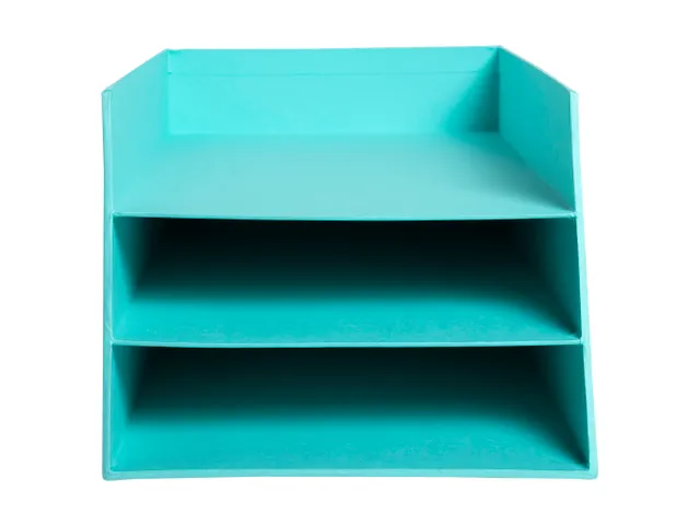 Kartonnen postmand met 3 niveaus