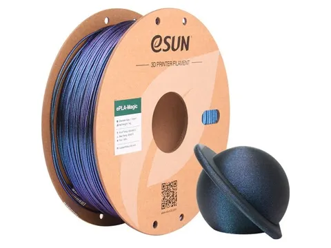 eSUN 3D printer Filament ePLA Magic 1,75mm Glinsterend Blauw 1kg