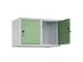 opzetkast,v. locker,2vak.,vak B 400mm,HxBxD 500x800x500mm,draaigrendel