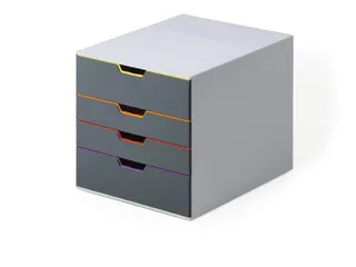 Ladenbox Durable Varicolor 4 laden grijs - 1