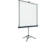 Smit Visual projectiescherm statief 180x180cm tripods 1:1 mat wit doek