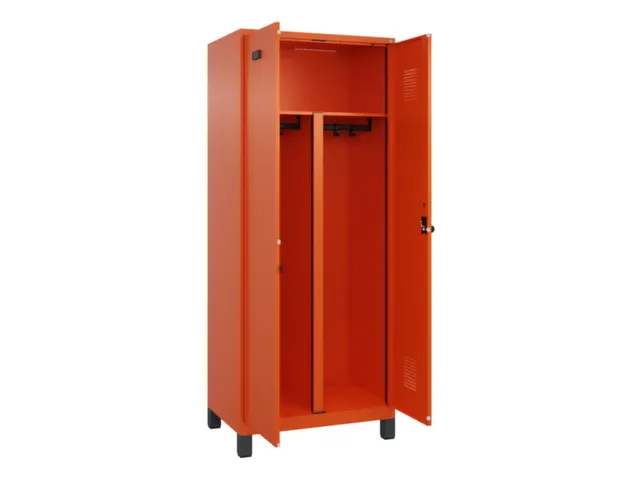 PBM-locker,HxBxD 1950x800x500mm,2vak,vak B 400mm,draaigrendel