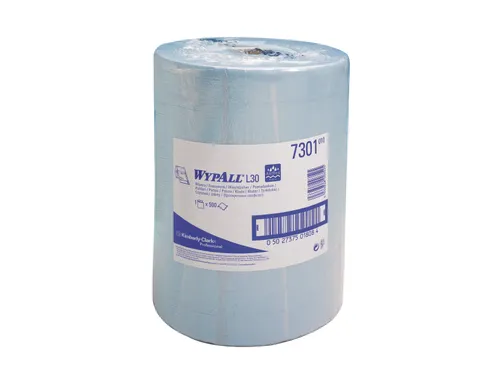 Wypall L30 7301 Airflex poetsdoeken 2-laags op rol blauw