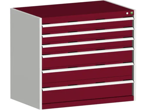 ladekast HxBxD 900x1050x650mm 6laden zware lasten RAL7035 RAL3004