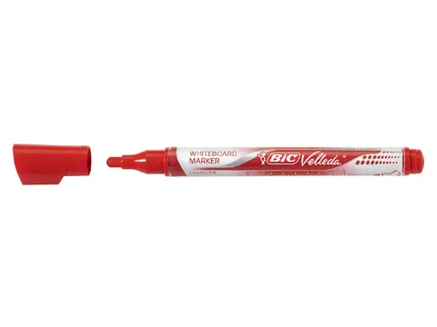 Viltstift Bic Velleda liquid whiteboard rond medium rood