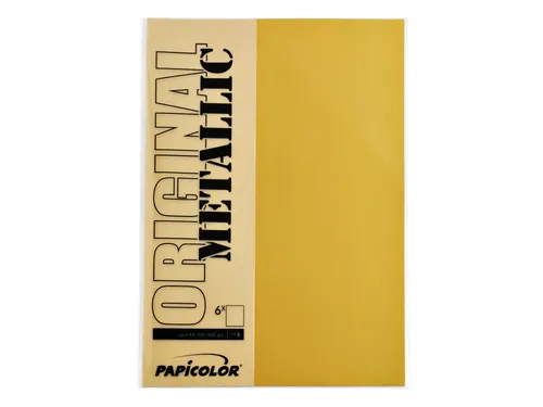 Kopieerpapier Papicolor A4 300gr 3 vel metallic goud