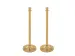 V-part Afzetpaal op verzwaarde voet 30cm Messing 2 stuks