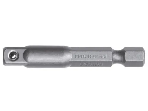 R47110009 Aandrijfadapter 1/4 inch vierkant x 1/4 inch zeskant 50mm