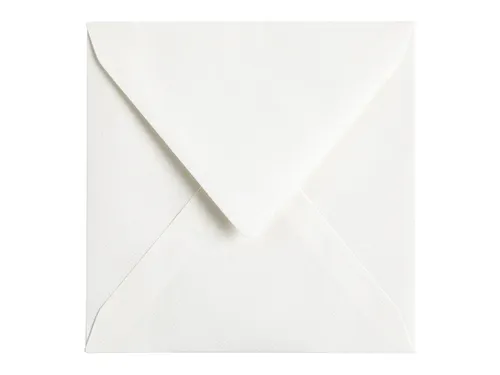 Envelop Papicolor 140x140mm Hagelwit Gegomd