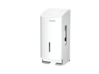 toiletpapierdispenser,HxBxD 277x117x130mm,v. 2rol(len),behuizing RVS - 2