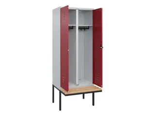 locker voor scheiding van kleding,HxBxD 2120x800x815mm,2vak - 2
