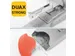 Agrafeuse Rapid Duax Flat Clinch 170 feuilles argent/orange
