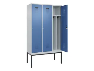 locker voor scheiding van kleding,HxBxD 2120x1200x500mm,3vak - 1