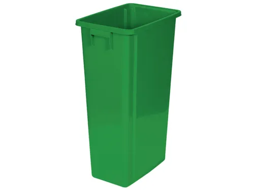 afvalverzamelaar,80l,HxBxD 762x320x460mm,romp PP groen,gesloten