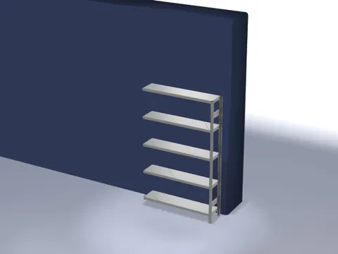 magazijnstelling,aanbouwveld,HxBxD 2000x1310x335mm,vakl. 175kg