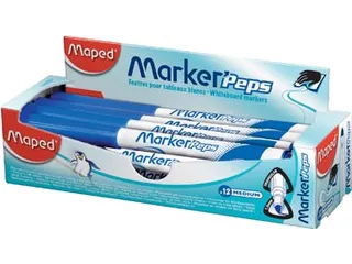 whiteboardmarker Marker'Peps 12 stuks blauw - 1