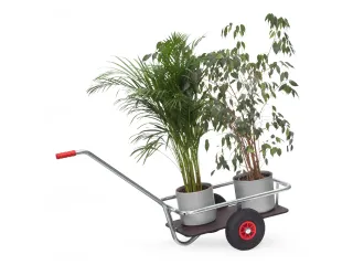 Handtrekwagen 6091L vuurverzinkt 200kg 690x356mm Luchtbanden - 2
