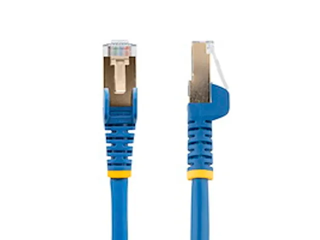 0.5m CAT6A Ethernet kabel blauw Stp