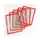Zichtpaneel Tarifold A4 verticaal 230x343mm Rood 10 stuks