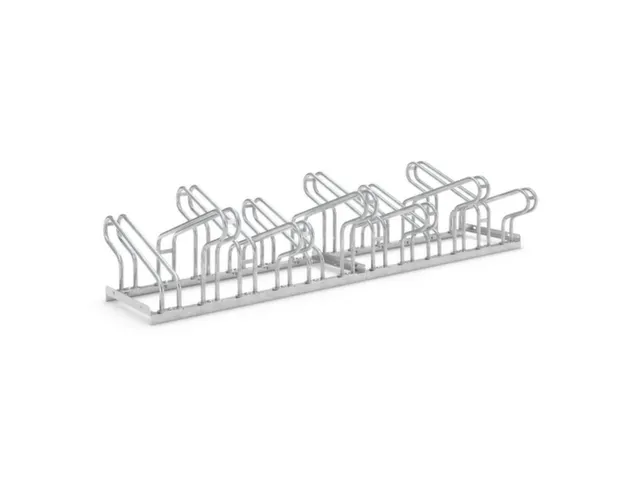 arceau d'appui pour vélos,L 2100mm,2x6emplacements de réglage