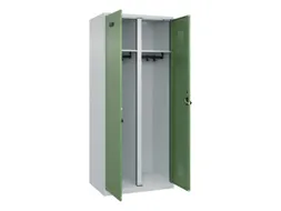 locker voor scheiding van kleding,HxBxD 1850x800x500mm,2vak