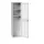 Lockerkast 2000x525x550mm 2 vakken, ventilatiedeur, RAL7035