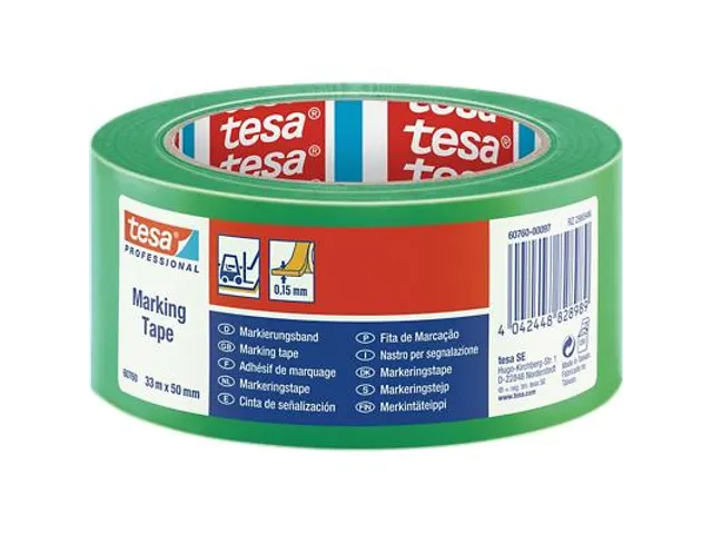 Markeringstape Tesa 60760 PVC 50mmx33m groen