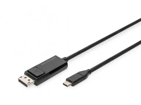 DisplayPort bidirectionele adapterkabel type C-DP St/St 2m UHD 8K @30H