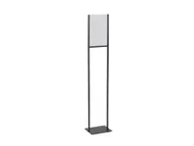 OUTLET Europel Infostandaard A4 Zwart metaal met Acryl Display