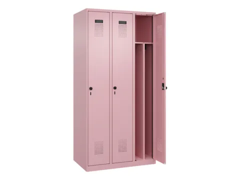 locker voor scheiding van kleding,HxBxD 1850x900x500mm,3vak