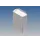 Aluminium Behuizing - WIT - 145x105.9x45.8mm - Met Flens
