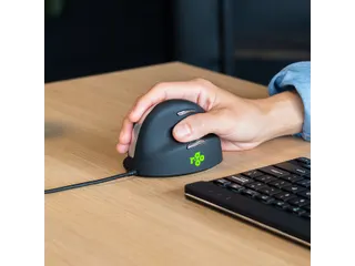 Ergonomische muis R-Go HE Break medium Rechts bedraad Zwart - 7