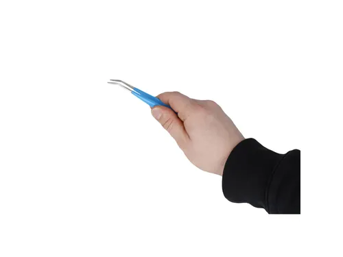 Knutselpincet Westcott 15.5cm soft grip blauw