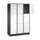 grootvolume-lockersysteem,HxBxD 1950x1220x500mm,3x3vakken,cil.-slot