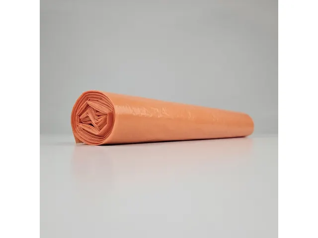 PowerSterko Oranje Afvalzak recy LDPE 70L 58x100cm T23 25x20 stuks