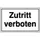 aanwijzingsbord,Verboden toegang,aluminium gemerkt,gemoffeld