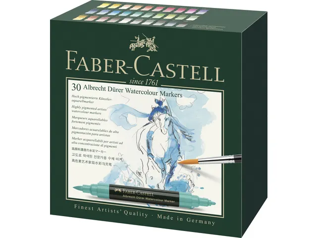 Aquarel marker Faber Castell Albrecht Dürer doos a 30 stuks