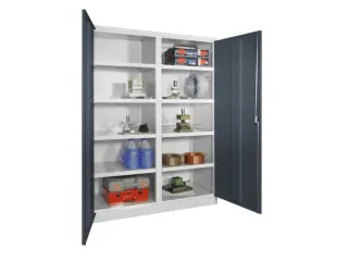 zwaarlastkast met openslaande deuren,RAL7035,front RAL7016 - 2