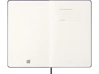 Agenda 2027 Moleskine 12M Weekly 7dag/1pagina large hc sapphire blue - 6